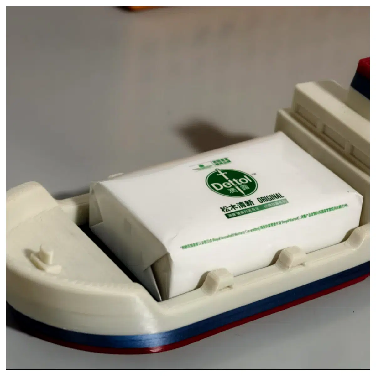 Cargo Ship Soap Box Bathtub Toy Floating Ship Kids Bath Game Water Toys Floating Boat