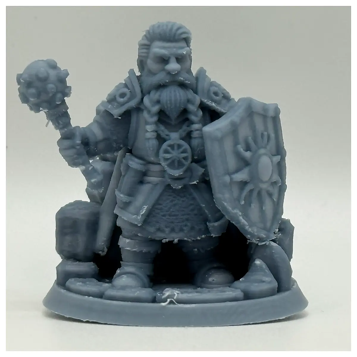 Dungeons Dragons DND Dwarf Cleric RPG Figures Roleplay Toy Collectible Models