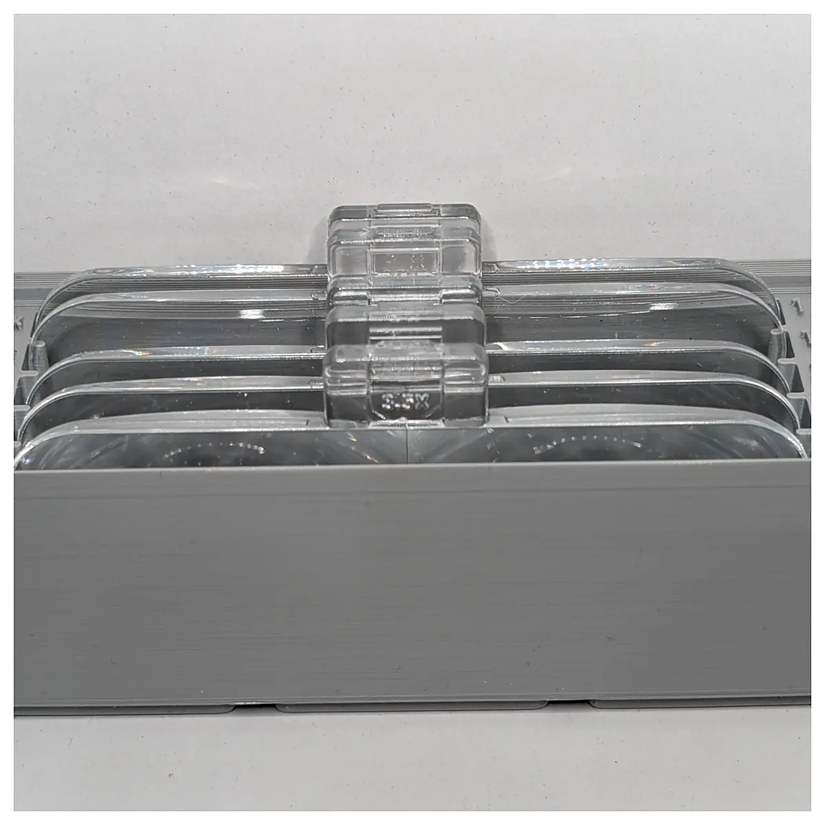 3x1 Grid Magnifier Storage Box Organizer Case Magnifier Storage Container Magnifiers Storage Organization