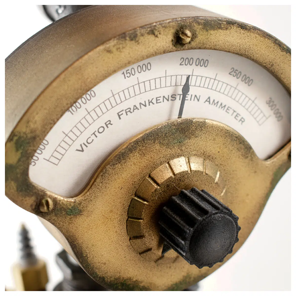 Steampunk Ammeter Voltage Meter Current Measurement Industrial Equipment Lab Accessory Parts
