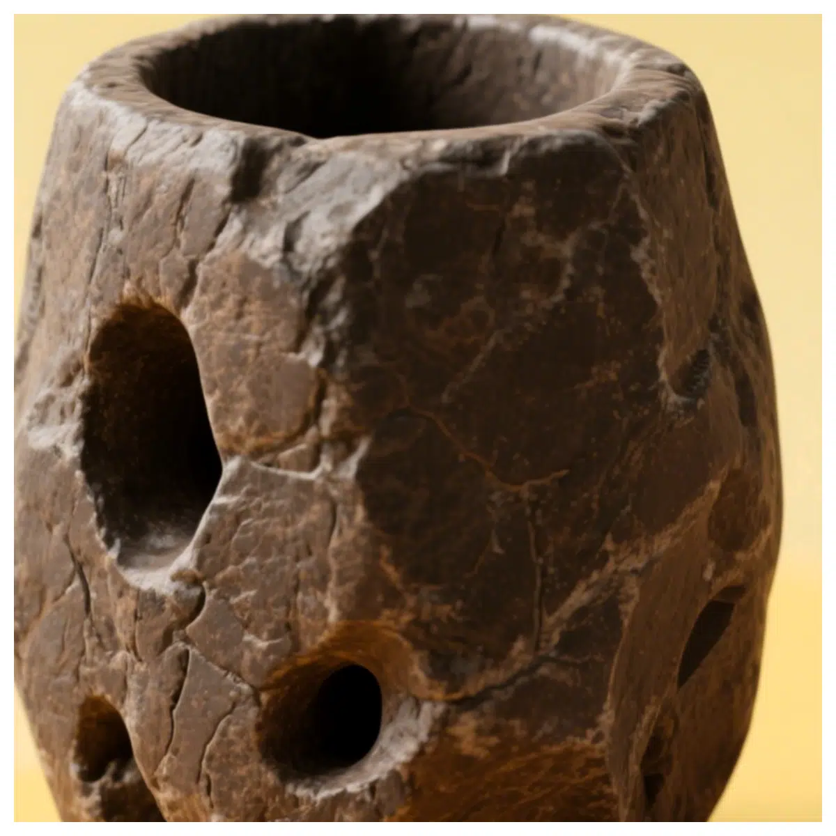 Stone Pen Holder Organizer Multi functional Desk Storage Creative Home Decor Pen Holder Storage Box