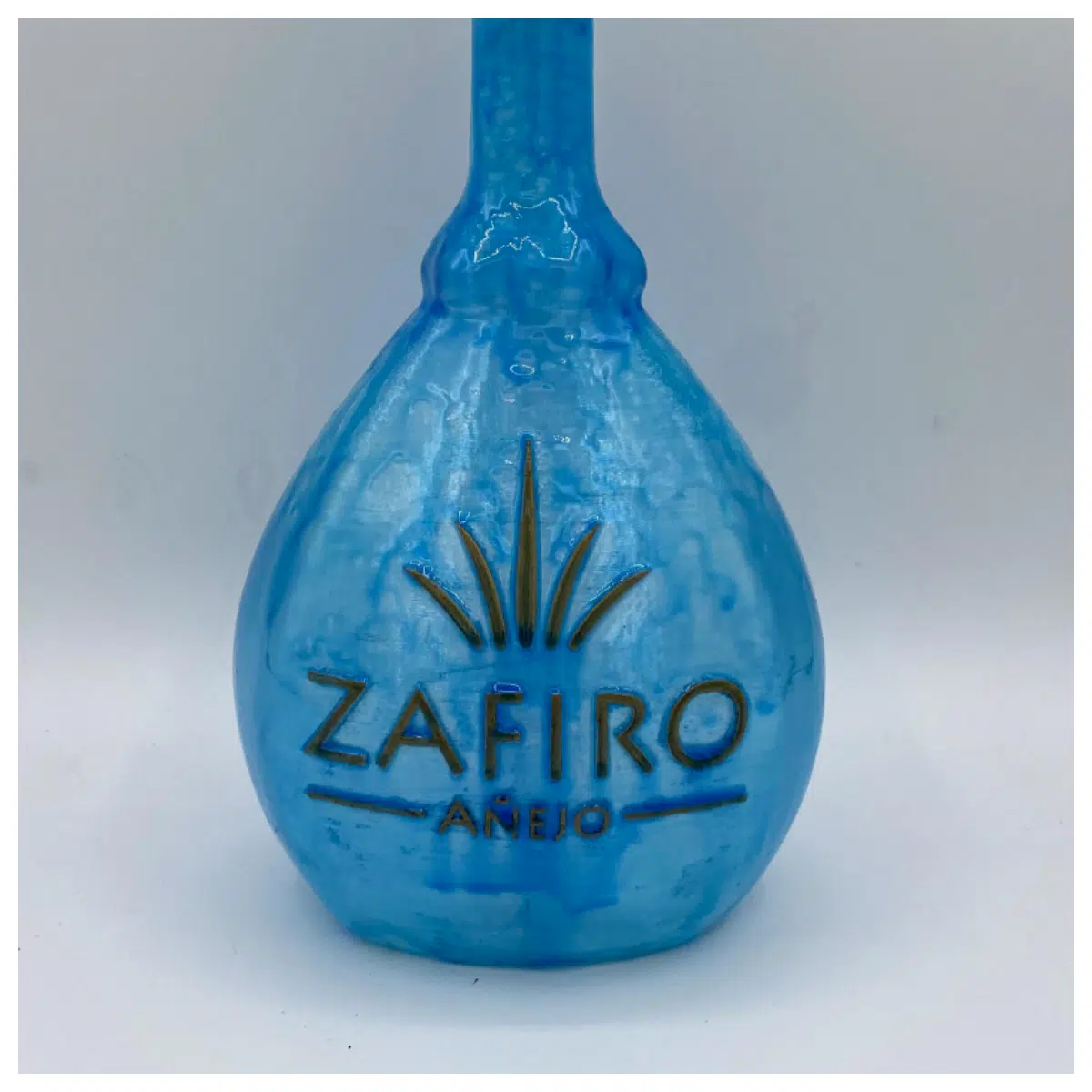 Blue Sapphire Tequila Bottle El Mayito Tequila Accessories Bottle Decal Collectible Bottle