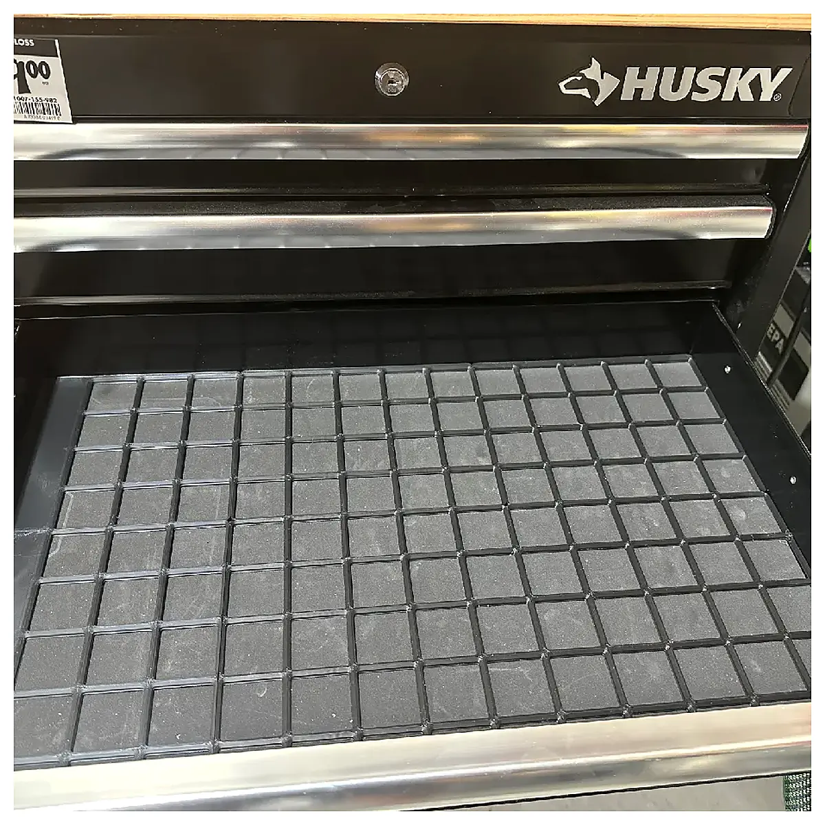 Husky 41 Inch Toolbox Grid Base Multi Tool Storage Repair Parts Organizer
