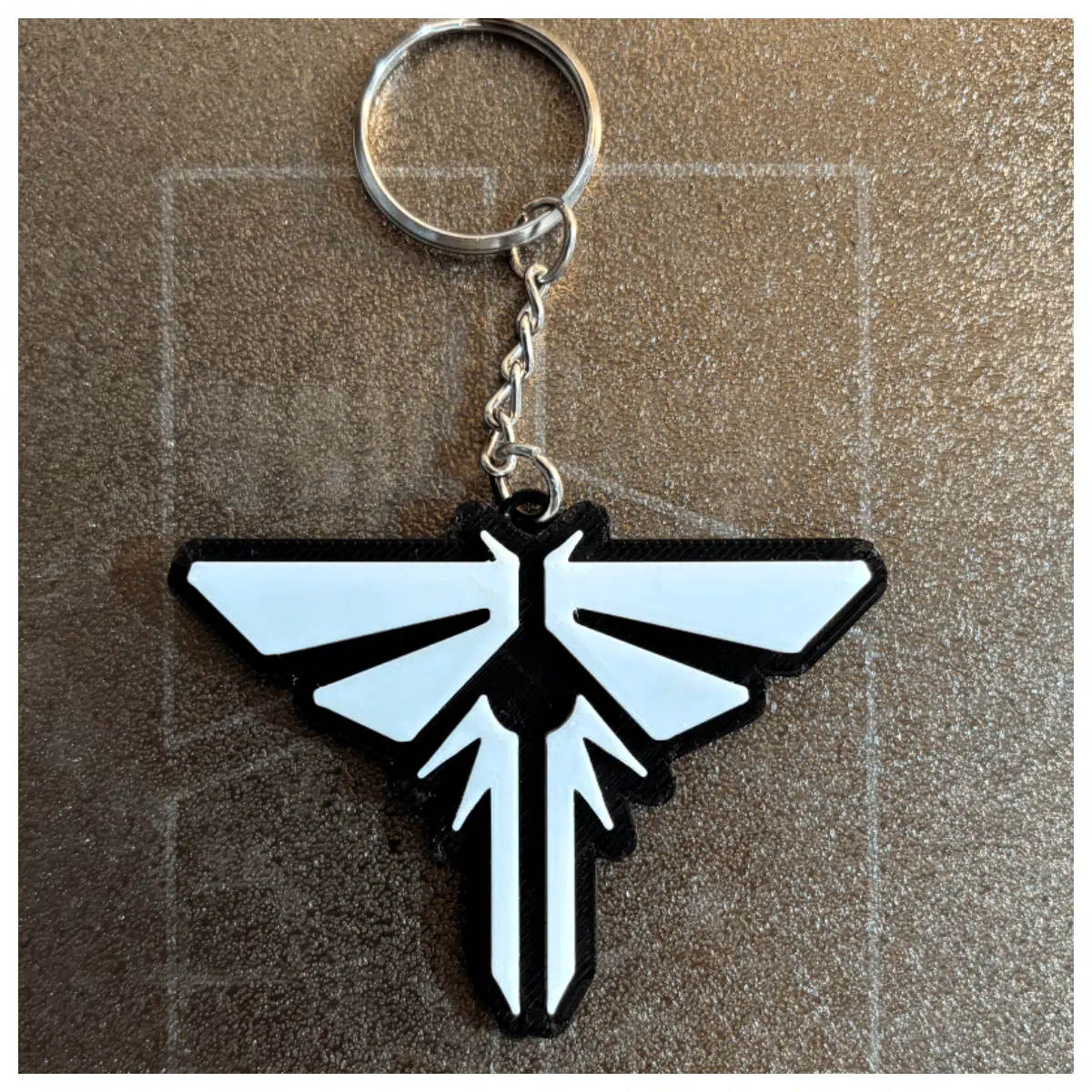 3D Glowing Keychain Biomimicry Collectible Keyring Game Accessory