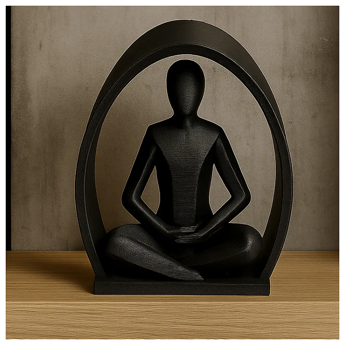 Zen Sculpture Abstract Meditation Art Quiet Zen Culture Sculpture Parts Repair