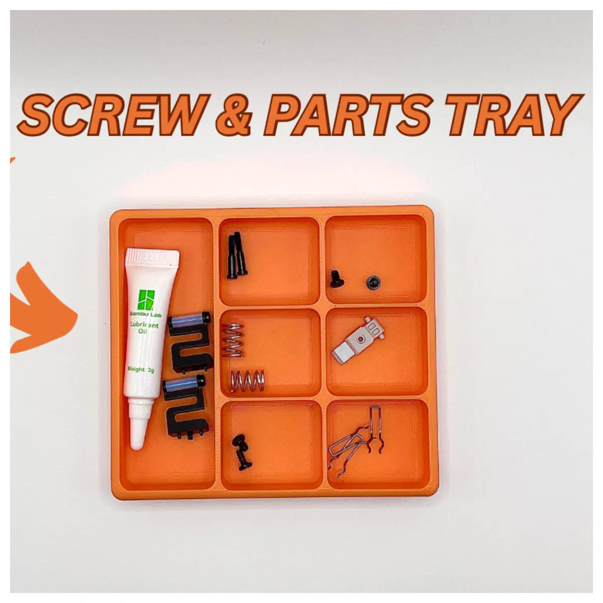 Screw Parts Tray Organizer Electronics Component Storage Rack Computer Repair Tool Part Storage Solution