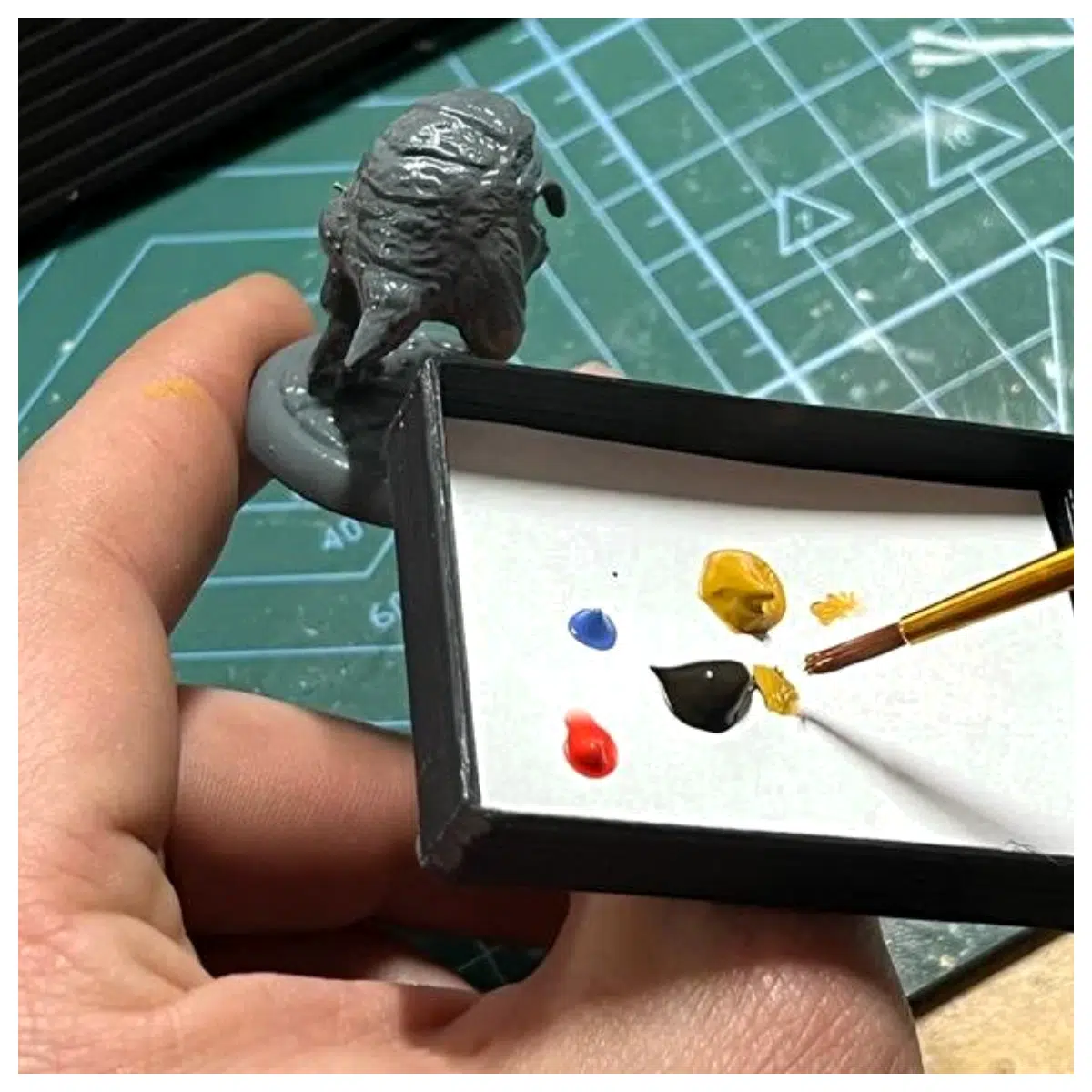 Fingerprint Palette Wet Hands Friendly Painting Board Art Palette Wet Hand Protection Painting Accessories