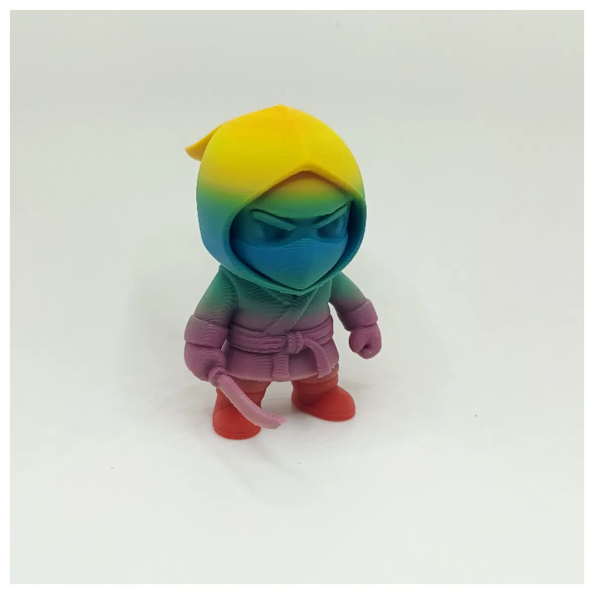 Hooded Ninja Figurine Model Decoration Mini Display Anime Collectible Ninja Toy
