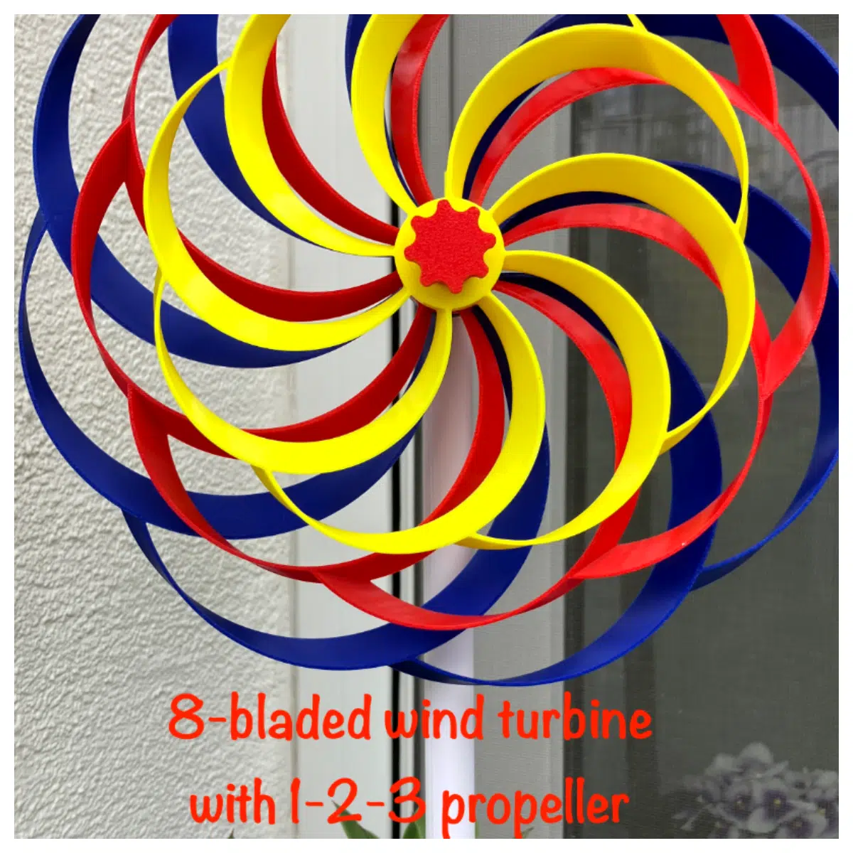 Wind Turbine Generator Set 8 Blade 3 Speed Propeller Turbine Power Solution Energy Collection