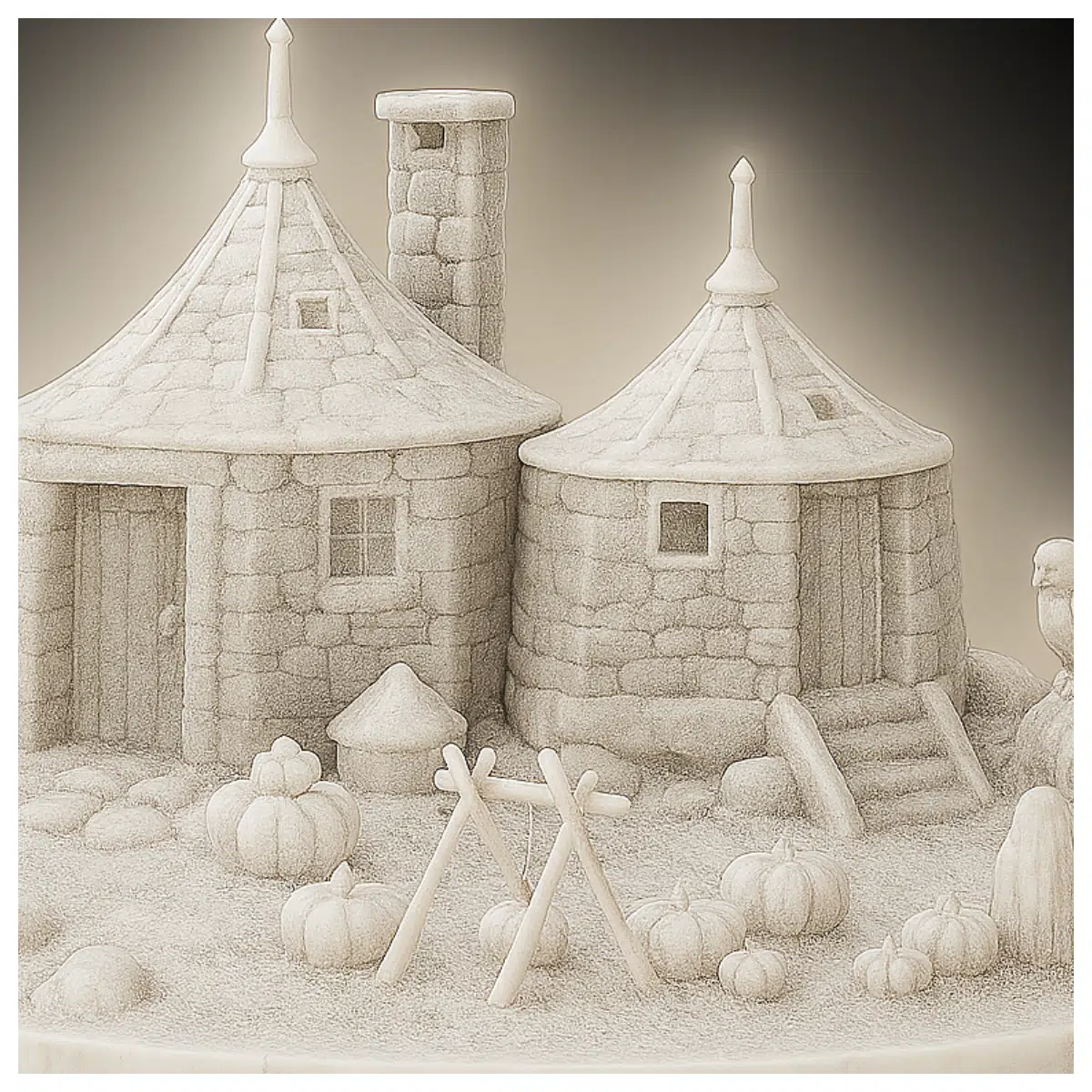 Hagrid s Hut Model Scene Model Toy Model Building Model Game Model Decoration Model