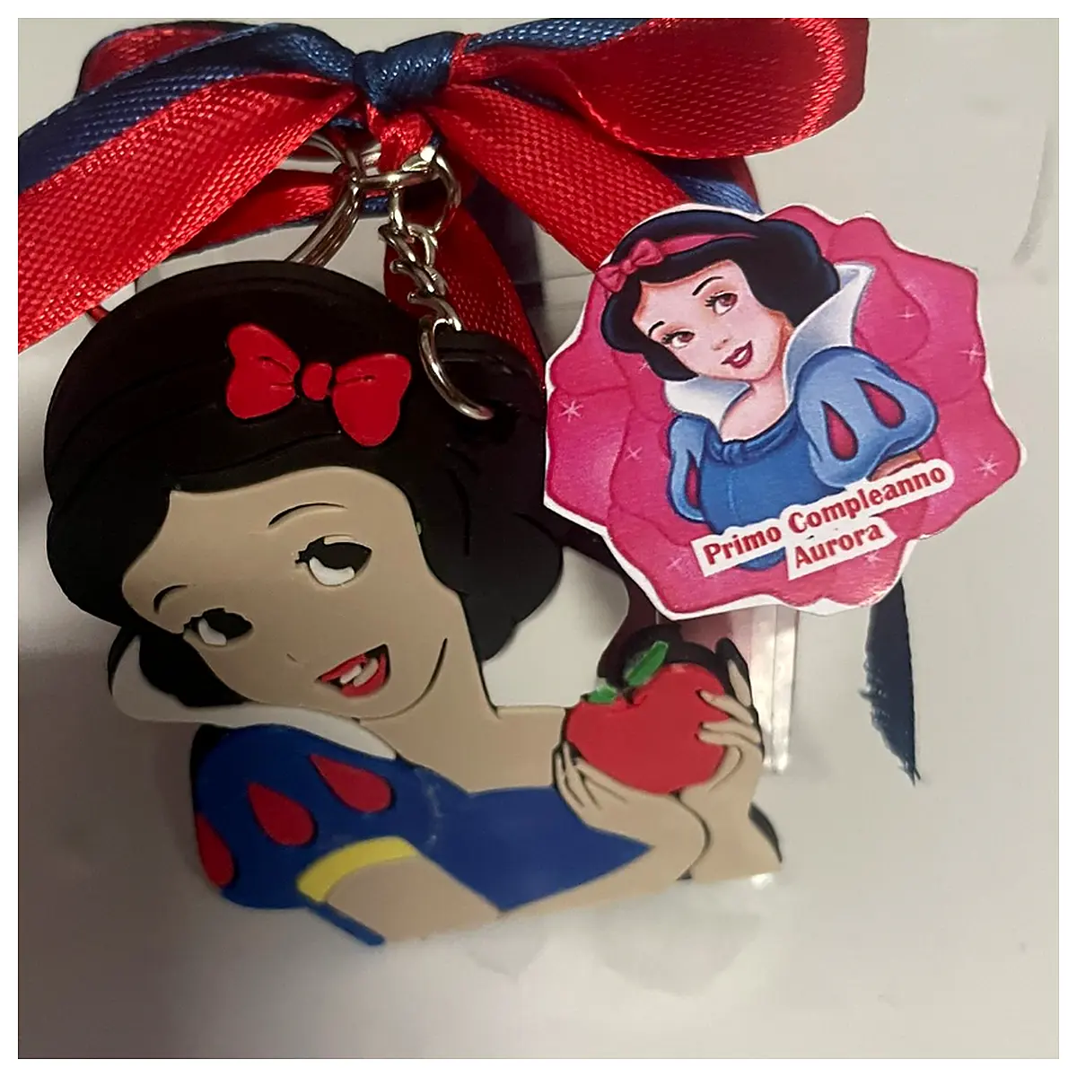Multi Snow White Keychain Jewelry Accessory Girls Gift Keyring Charm Roleplay