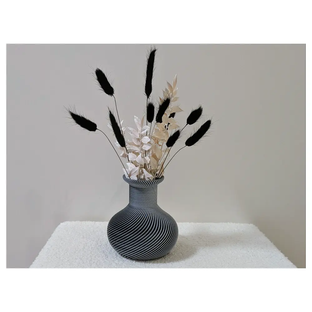 Dynamic Vortex Vase Decorative Art Home Decor Vortex Flower Art Display