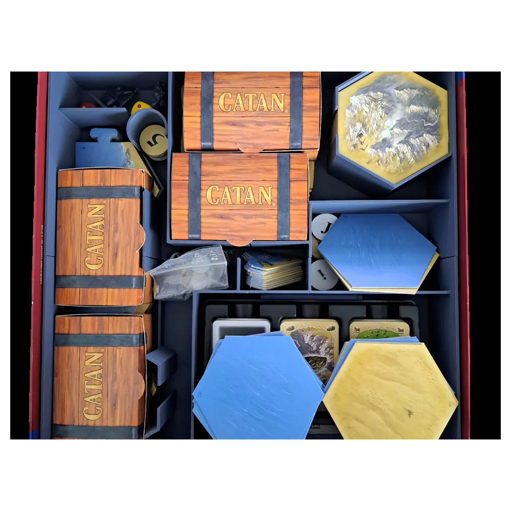 Catan Seafarers Expansion Organizer Parts Dividers Game Accessories Storage System Catan Seafarers Accessories