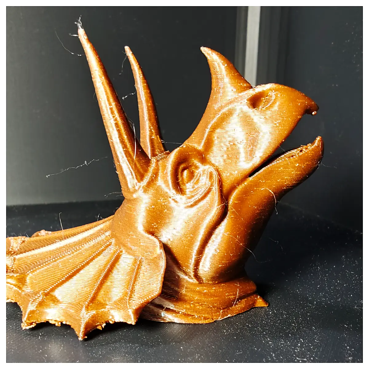 Triceratops Head Statue Magnet Decor Wall Art Enlarged Collection Figure
