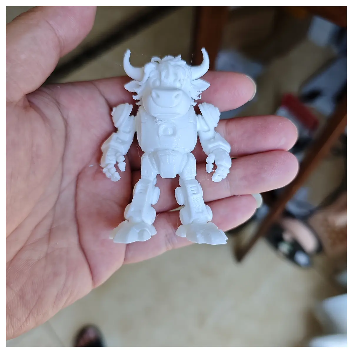 Model Figure Toy Hand Figure Display Stand One Click Print Kids DIY Enlargement Printing Busts Robot Model