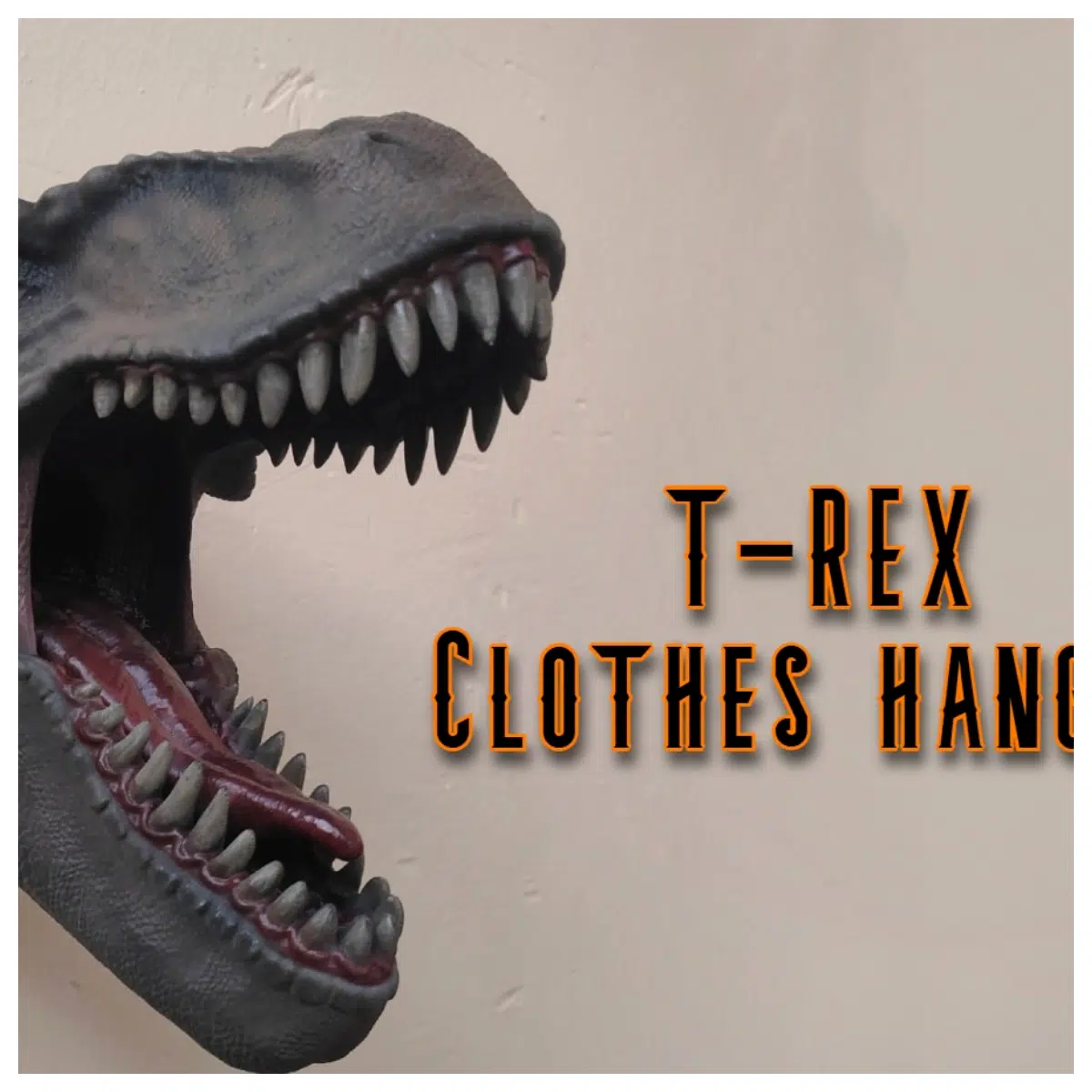 Dinosaur Hook Tyrannosaurus Rex Coat Hanger Jurassic Decor Wall Hooks Multi Purpose Hanging Ornament Decoration