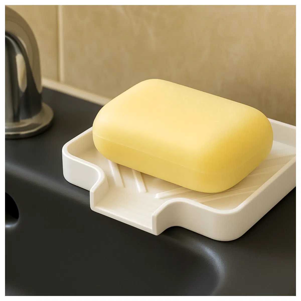 Bathroom Vanity Shelf Organizer Soap Dish Holder Kitchen Storage Solutions Countertop Display Bath Accessories Organizer