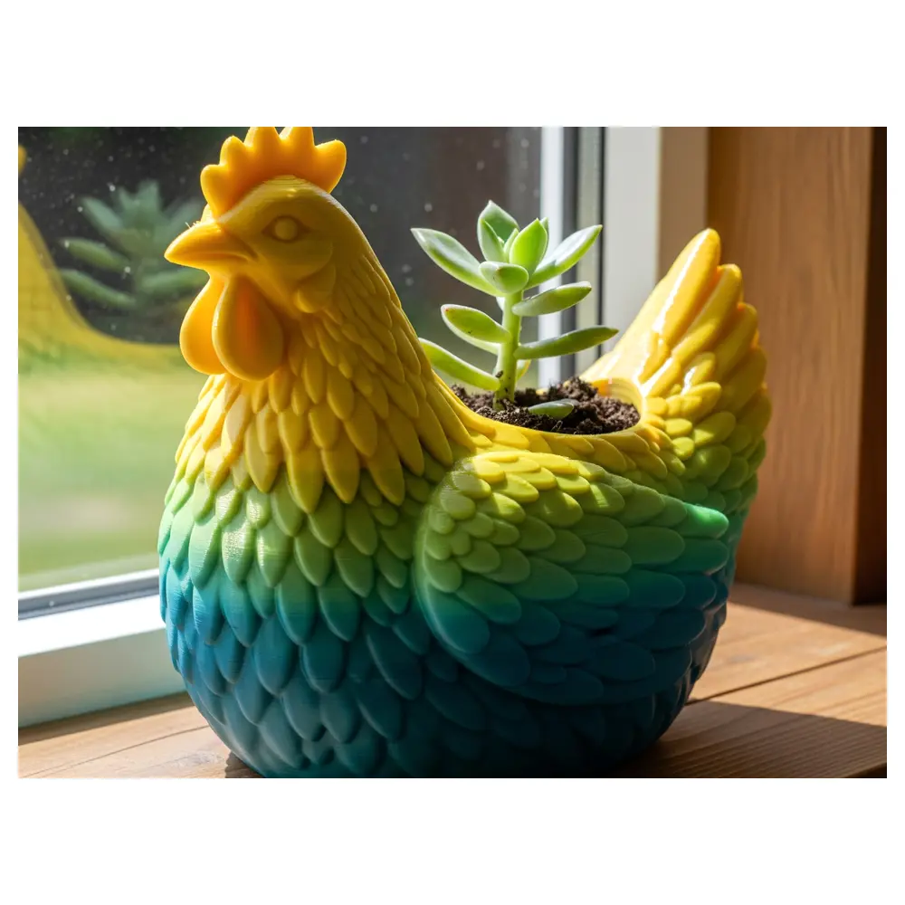 Chicken Shaped Planters Creative Home Decor Bird Planters Plant Stands Flower Boxes Succulent Pots Gardening Supplies