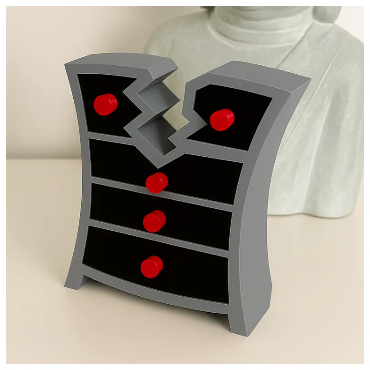 Mini Curved Jewelry Box Compact Jewelry Storage Box Gift Box Accessory Organizer Travel Case Small Box