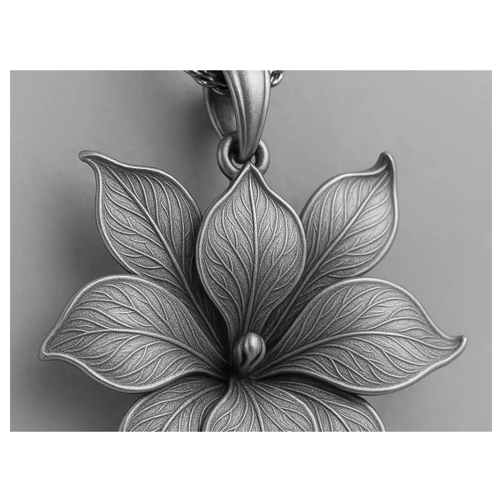 Elegant Floral Pendant Jewelry Necklace Decorative Charm Romantic Gift Jewelry Accessories