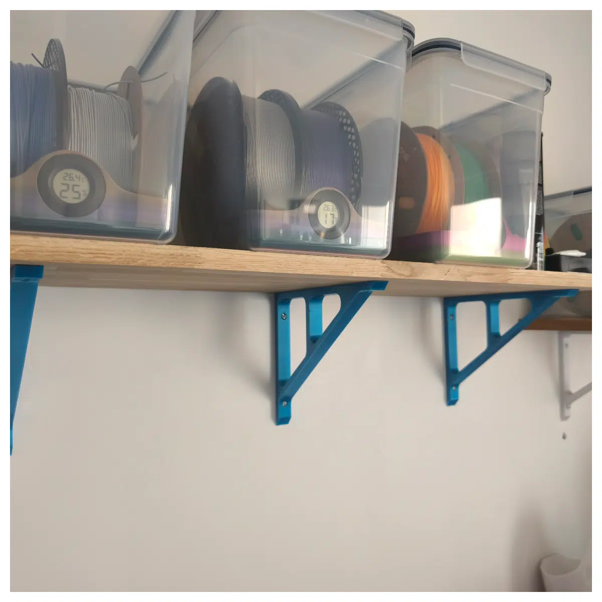 30cm Shelf Brackets Wall Mounting Support Kitchen Shelf Brackets Ideal for Small Spaces Narrow Shelves
