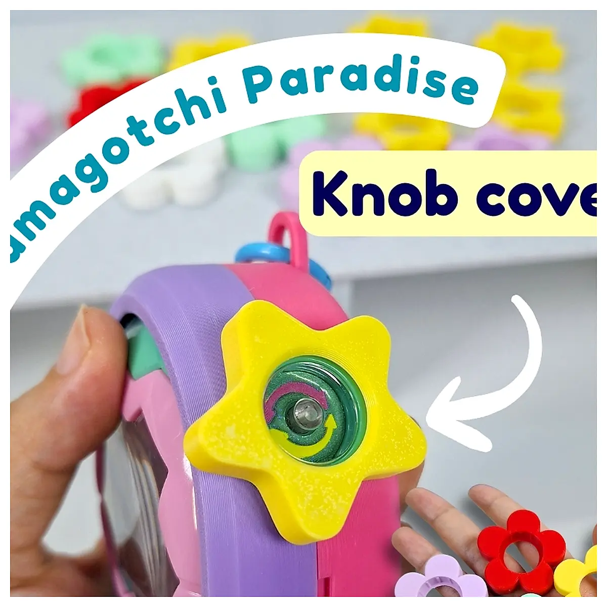 Tao Ma Zi Joy Park Knob Cover Star Design Knob Cover Decorative Accessories Knob Parts