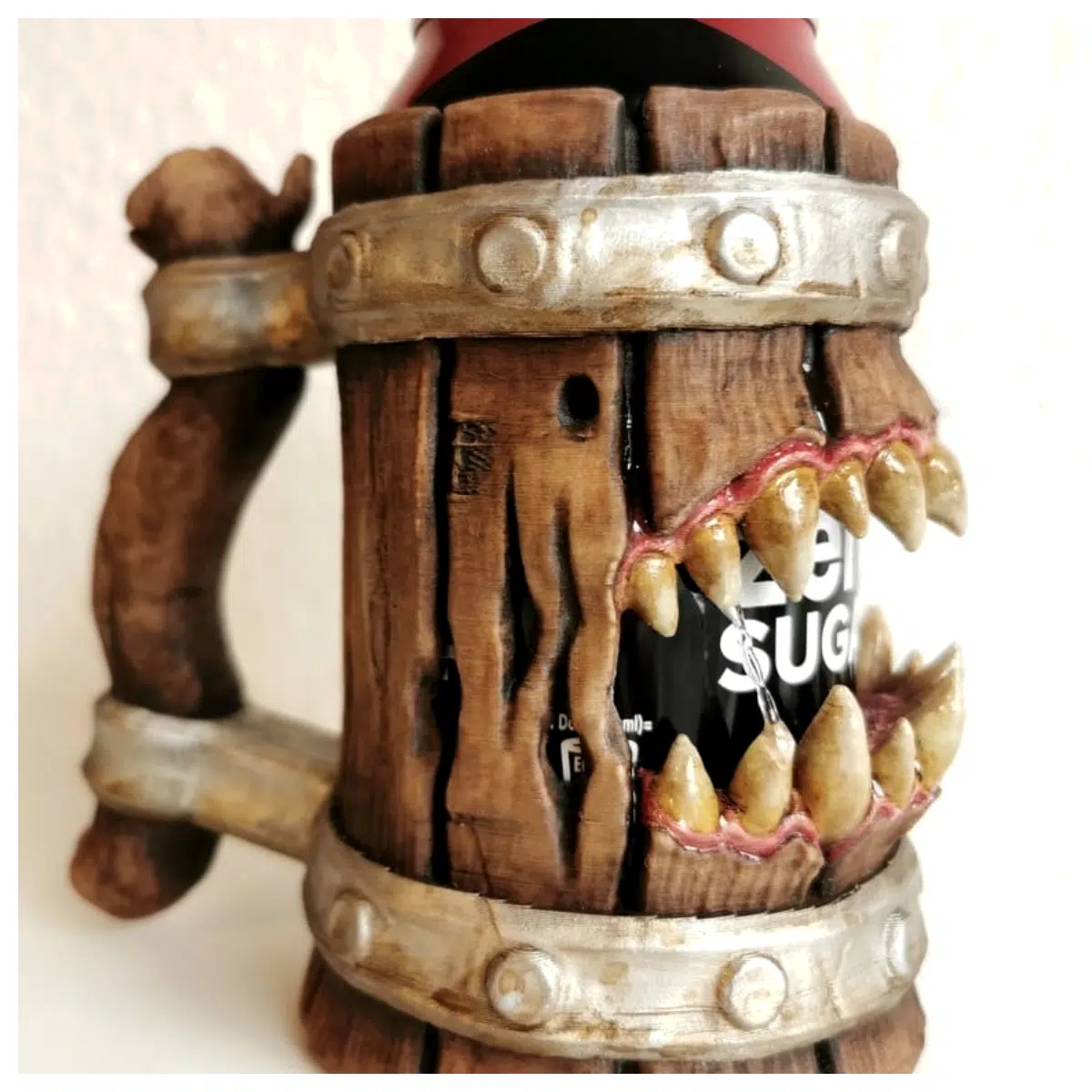 Realistic Mug Jar Decorative Container Office Desk Accessory Gift Model
