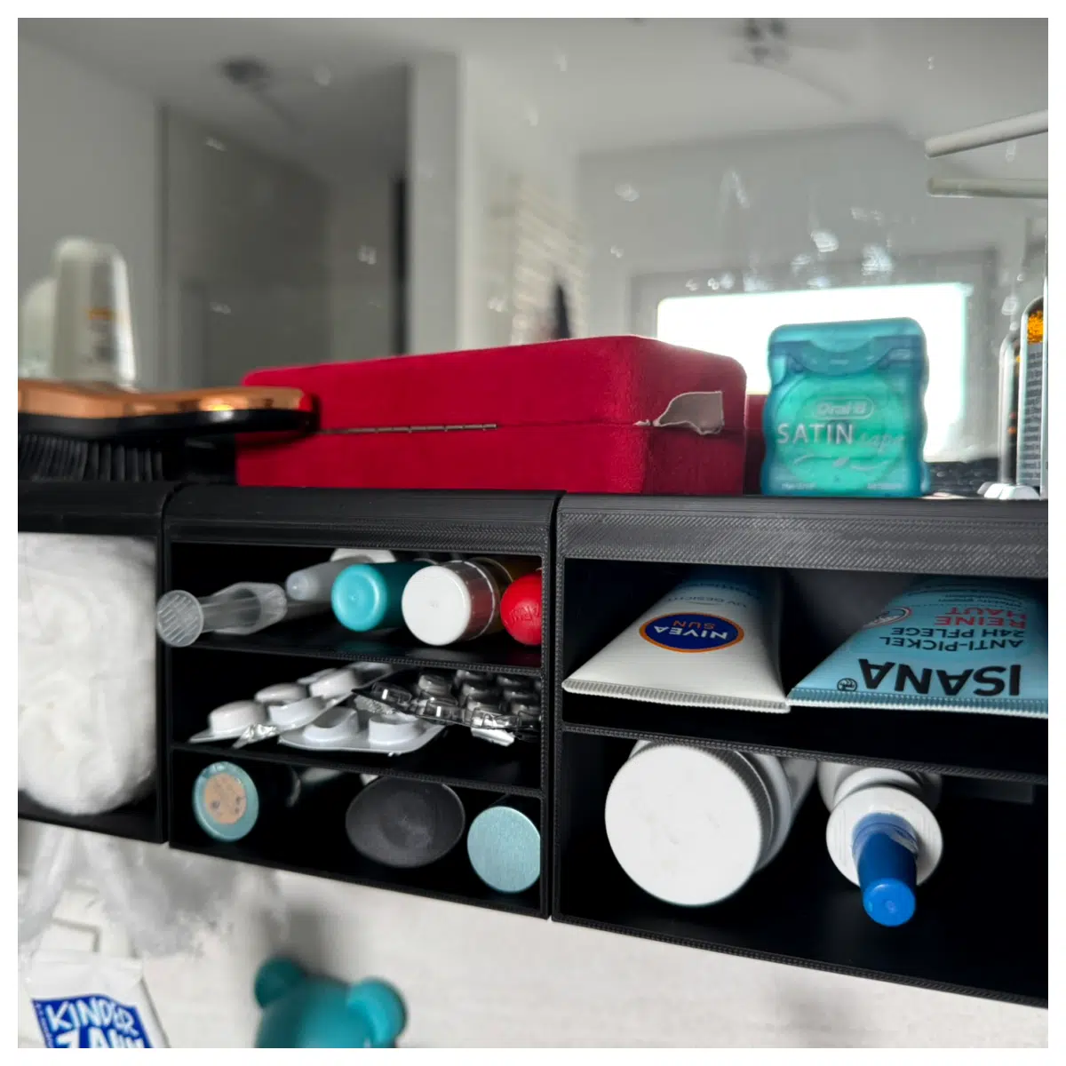 Koka Style Bathroom Shelf 12cm Deep Bathroom Storage Towel Rack Toiletries Holder Wall Mounted