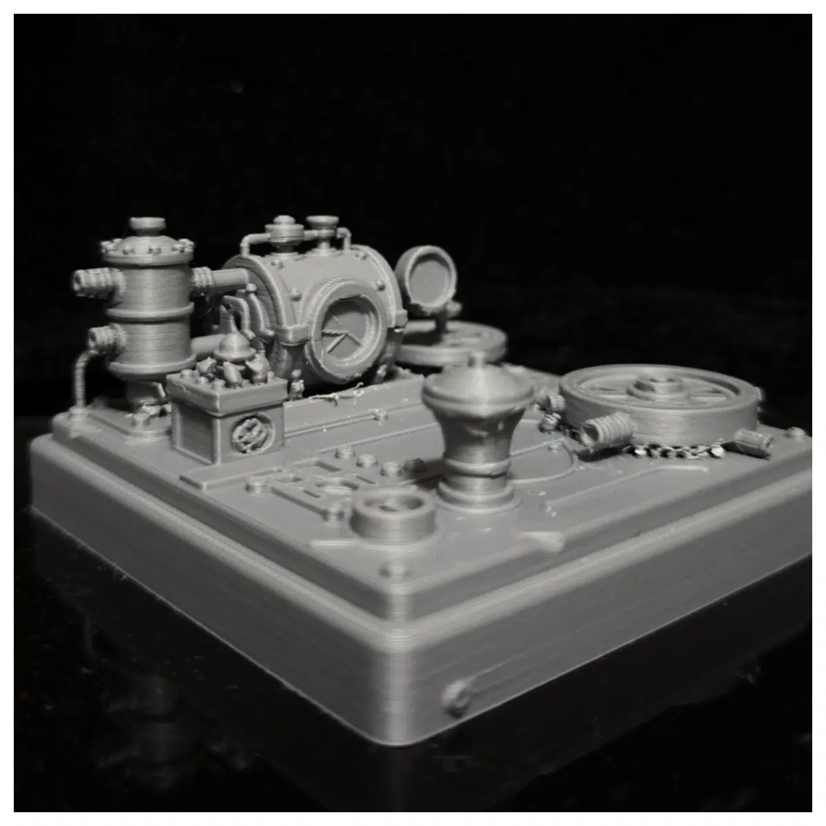 Steampunk Figure Base Model Desk Decoration Character Model Toy Accessories Scene Props Steampunk Era Mechanical Figures