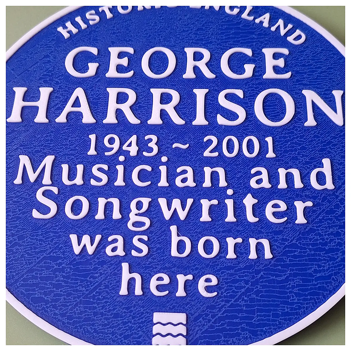 George Harrison Blue Vinyl LP Memorial Recording Blue Label Vinyl Collection Repair Vinyl