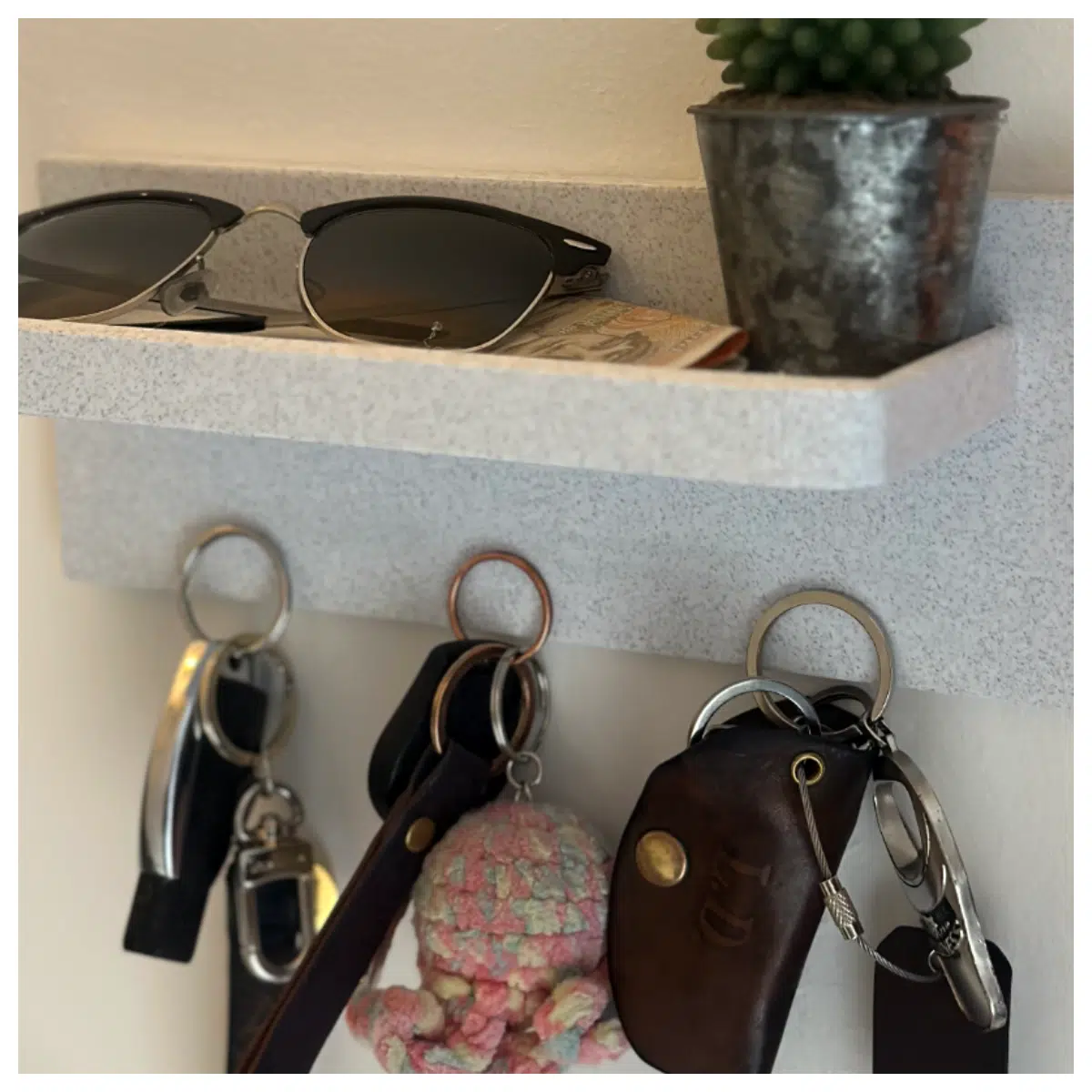 Magnetic Key Holder Rack MagHold Magnetic Key Hooks Key Organizer Desk Storage Solutions