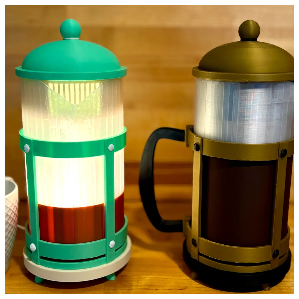 French Press Night Medieval Coffee Maker Pressure Cooker Coffee Grinder Filter Coffee Beans