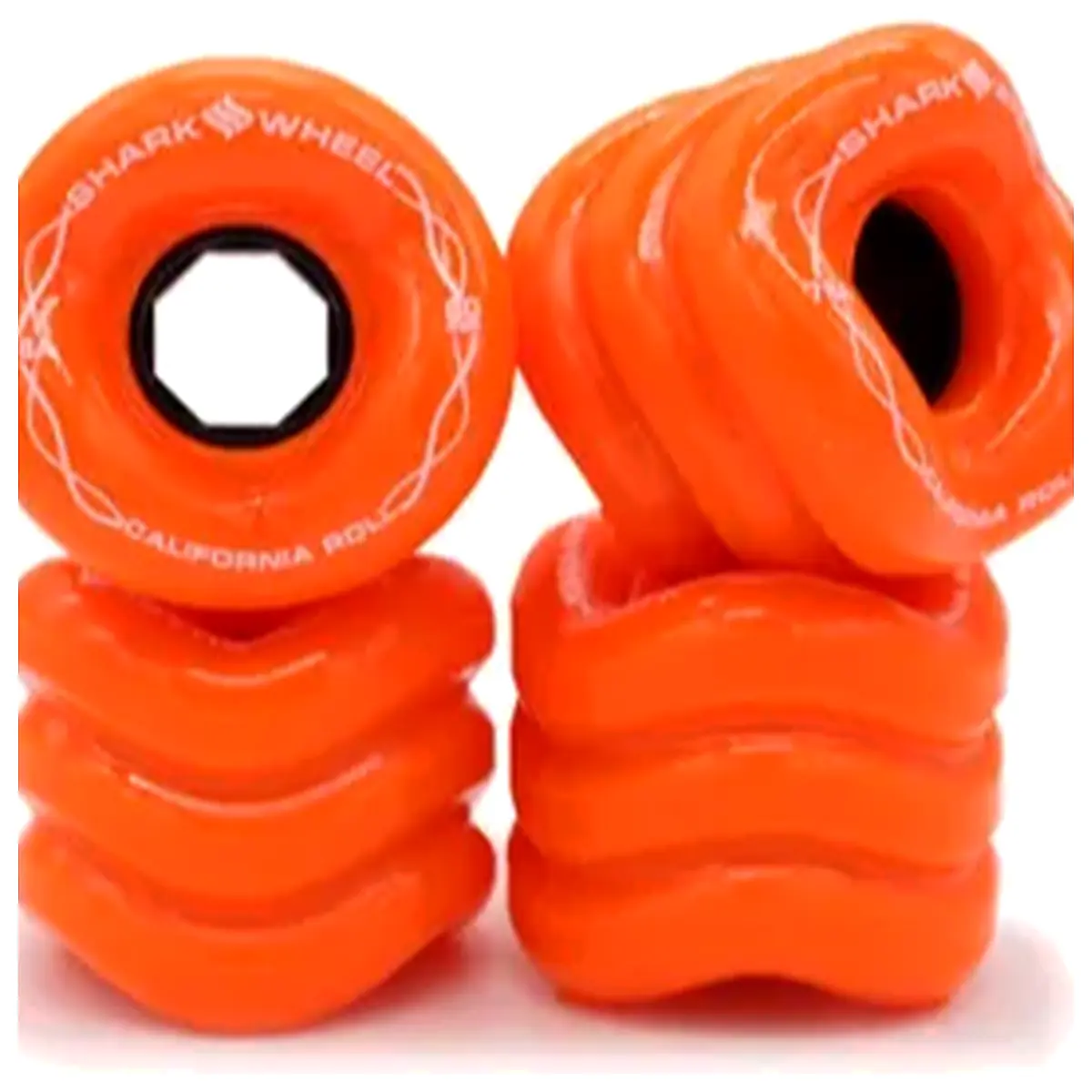 Shark Fin Wheels Bushless Design Rolling Wheels Skateboarding Scooter Parts Speed Boost Rolling