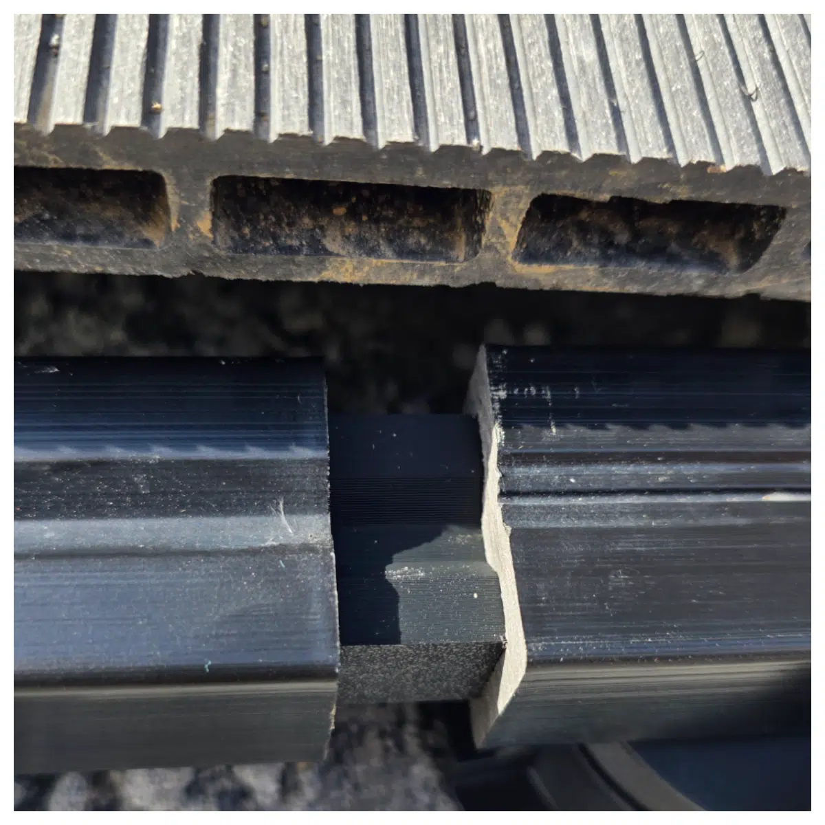 Balcony WPC Flooring Lower Level Connection Stair Structure Accessories Outdoor Decking Connectors Floor Support