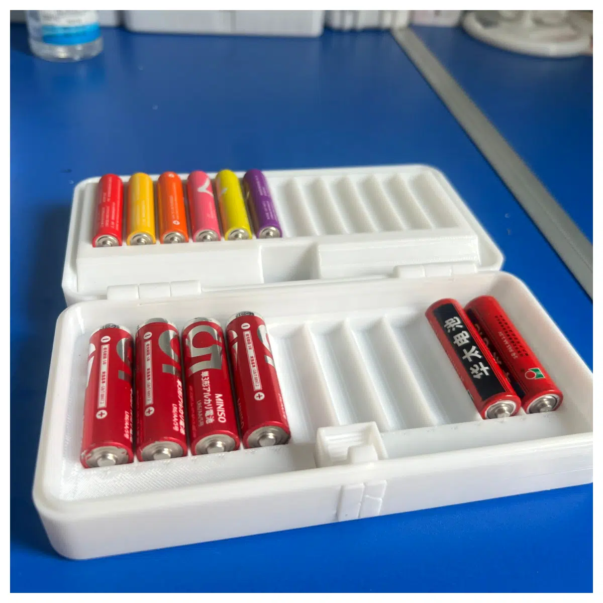 Battery Organizer Box 5 7 Cell Holder Case Charging Case for Phones Battery Storage Box Protection Container