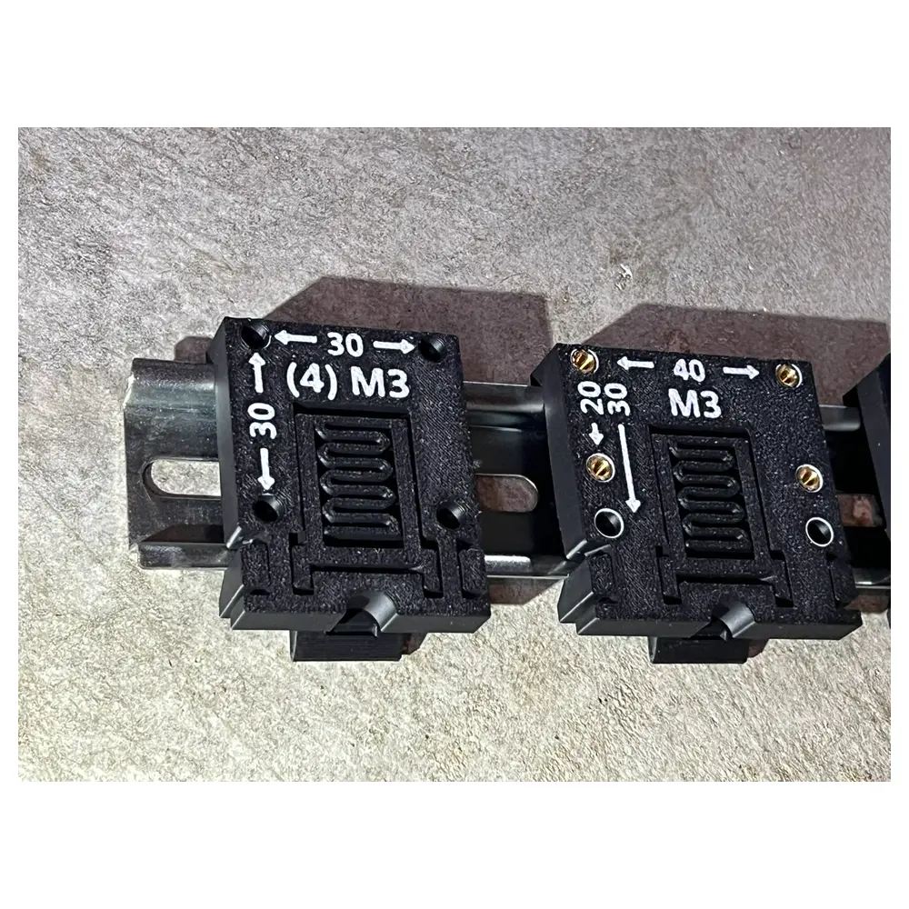 DIN Rail Mounting Brackets DIN Rail Clamps Rail Support Accessories Mounting Hardware Rail Systems