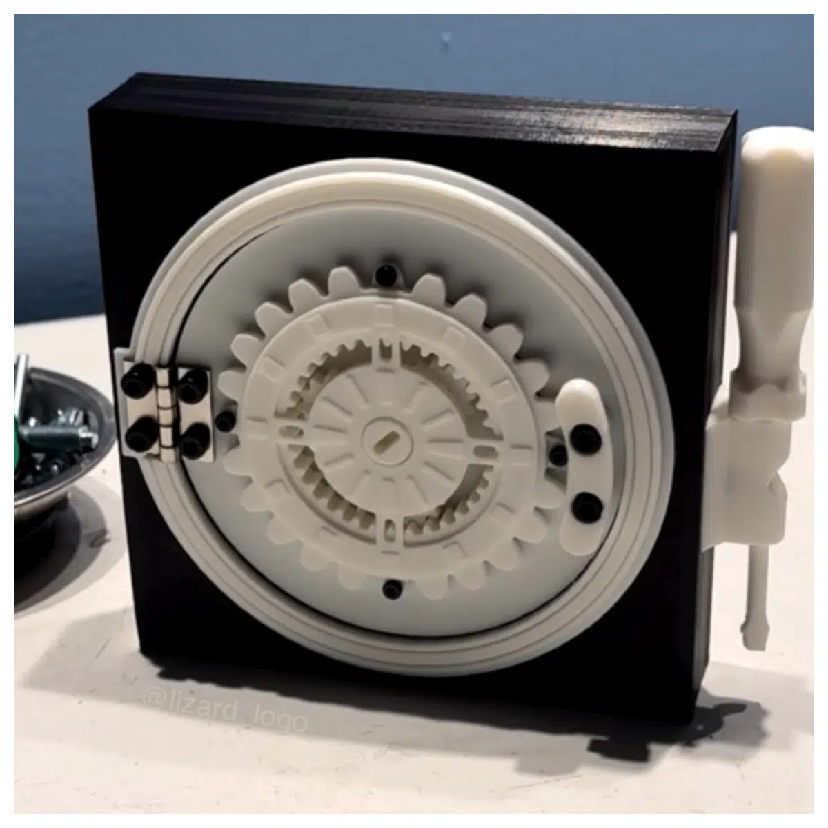 Planetary Gear Password Box Puzzle Toy Mechanical Unlock Challenge Gear Assembly Fun Toy Accessories