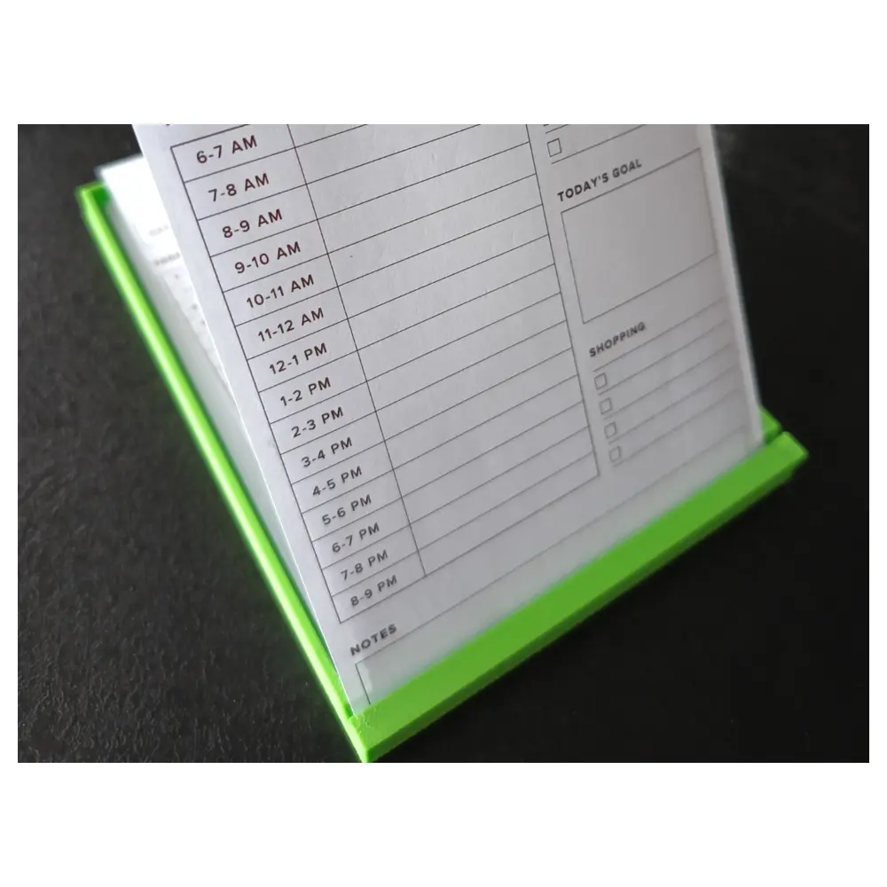 Daily Planner Tray Organizer Paper Plan Holder Desk Storage Household Organization Daily Schedule