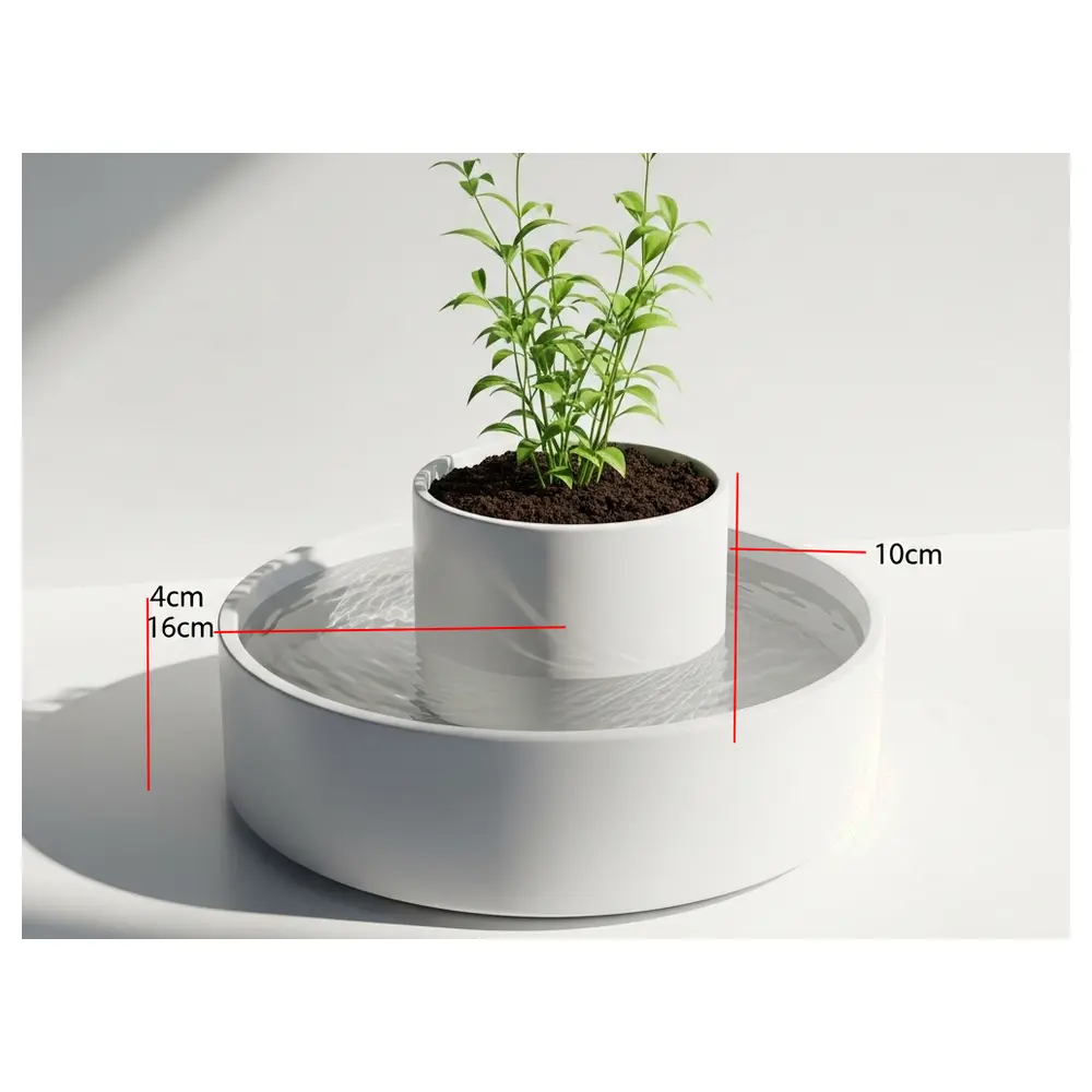 Self Watering Pots Smart Planters Automatic Watering System Plant Care Watering Devices Smart Home Gardening