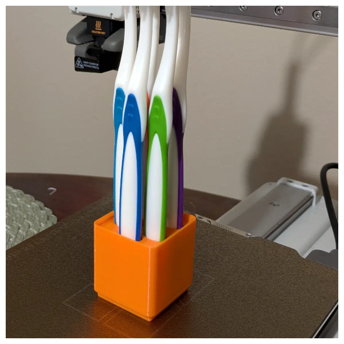 Toothbrush Holder Organizer Bathroom Shelf Toothpaste Tube Storage Toothbrush Stand Desk Organizer Gridfinity Toothbrush Holder