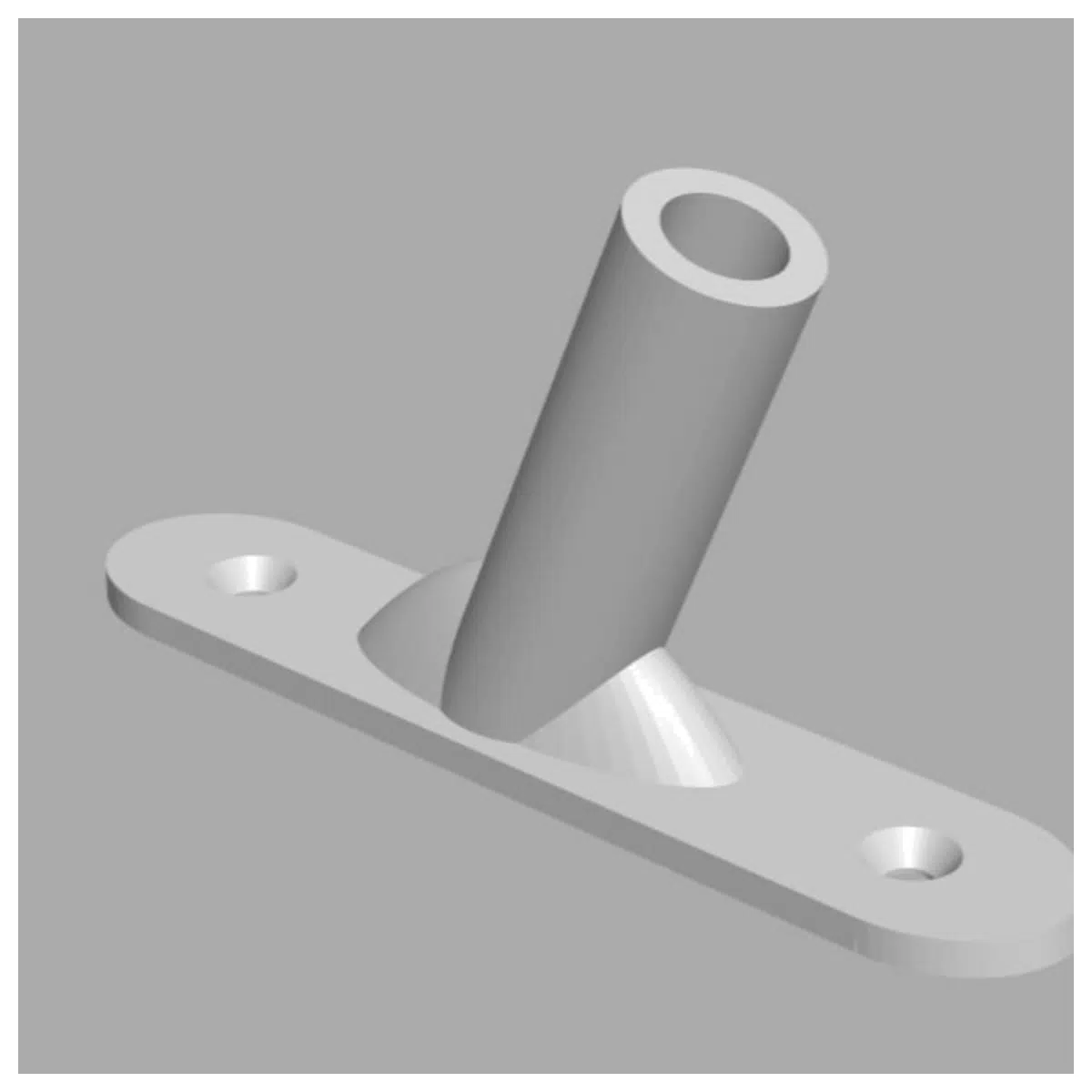 Angled Flagpole Base for 10mm Pole Flagpole Accessories Support Mounting Bracket Flag Pole Parts
