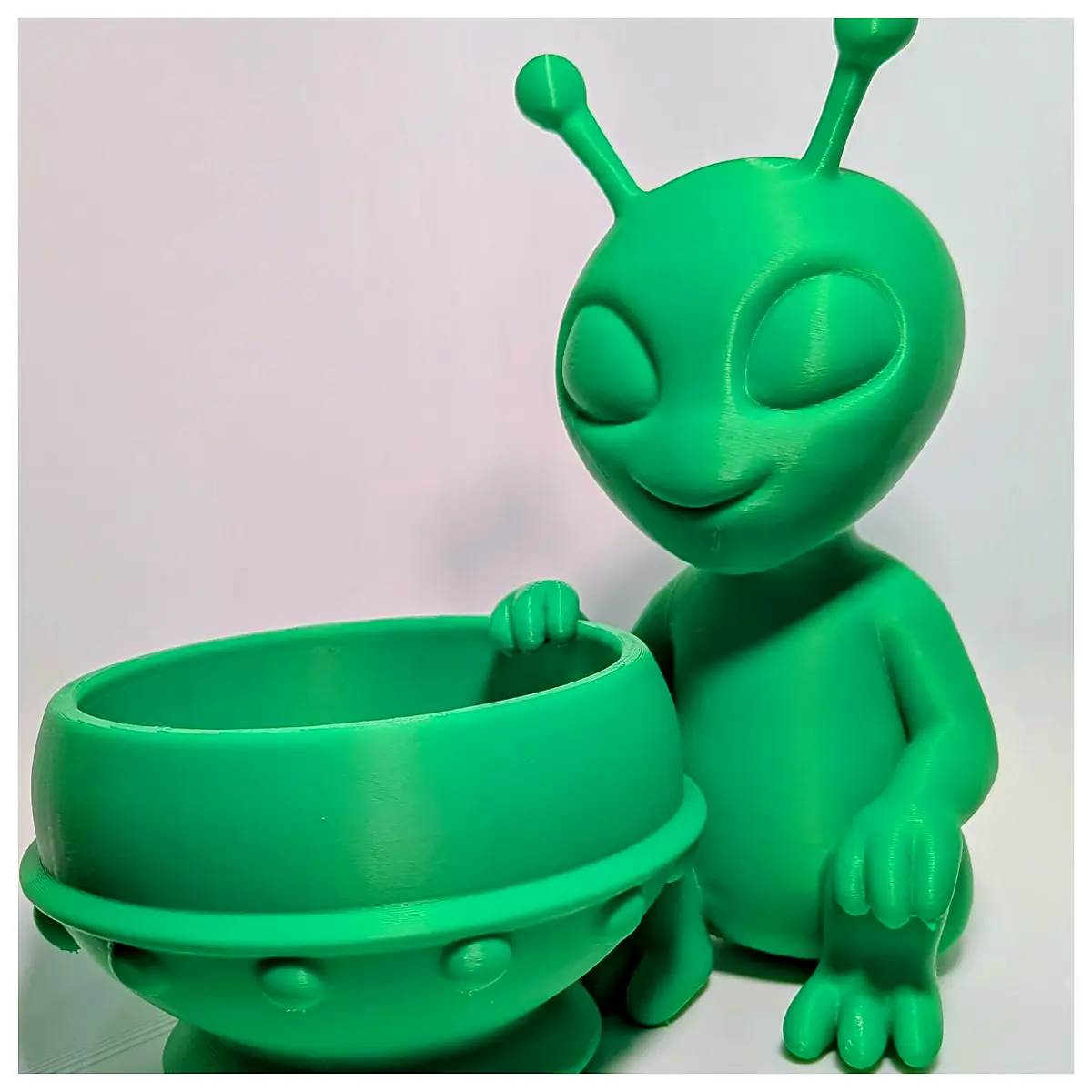 Alien Popcorn Bowl Snack Toy Gift Popcorn Game Popcorn Treat