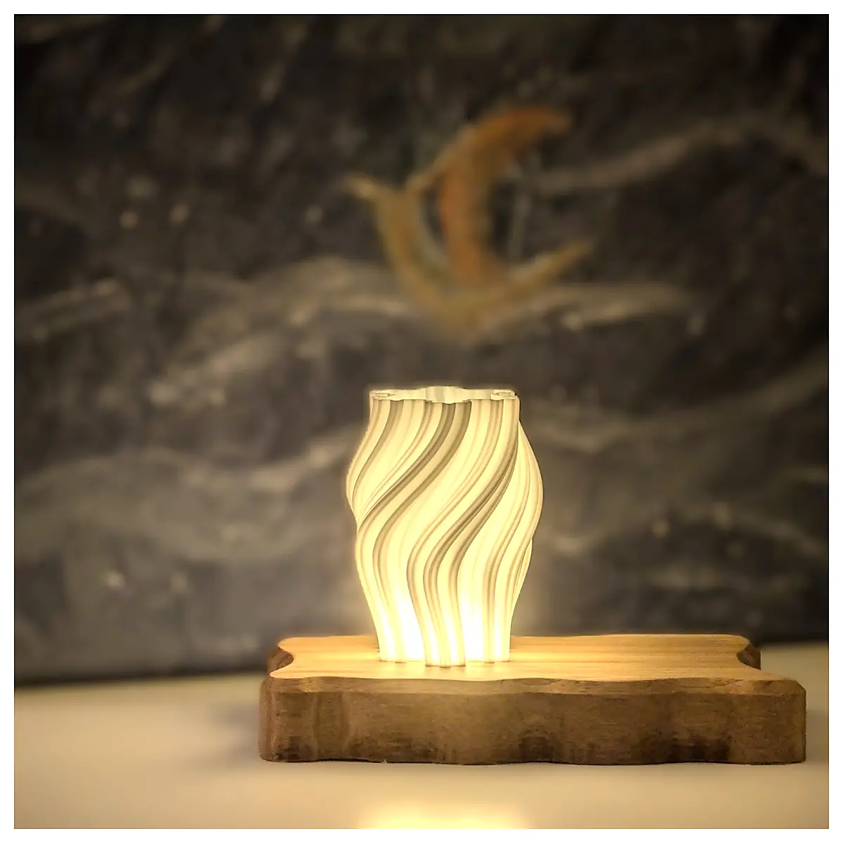 Koke Snowflake Vase Ceramic Vase Decorative Vase Display Art Modern Minimalist Multi functional Flower Holder