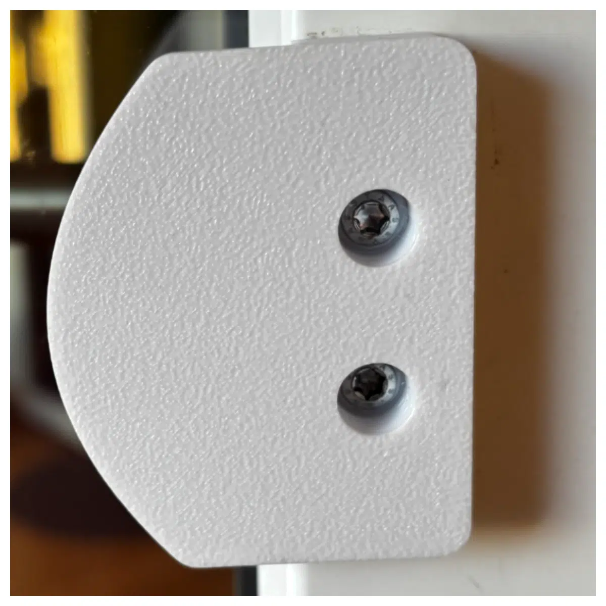 Xugge Balcony Door Handle with Screw Holes Balcony Switch Door Hardware Quick Easy Installation