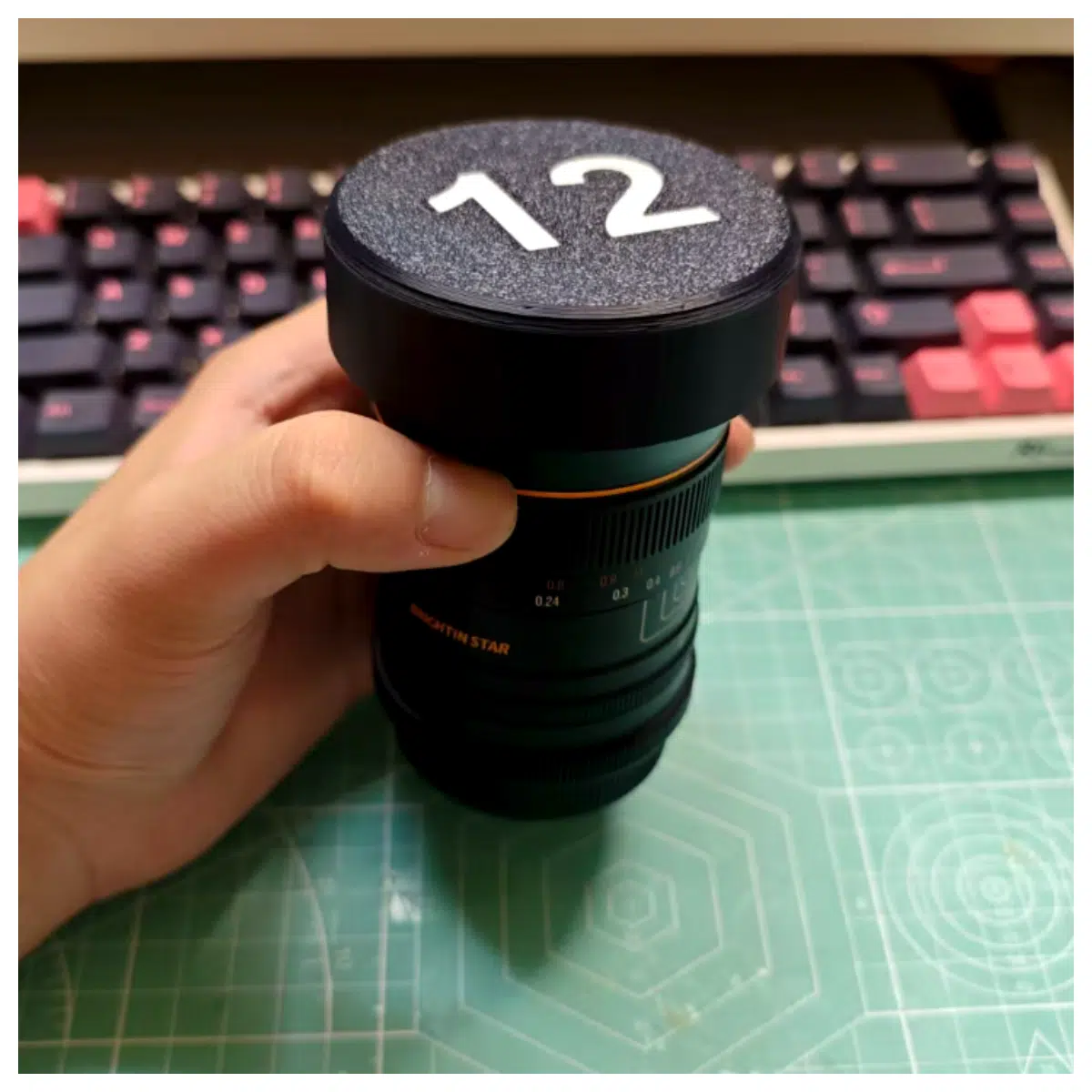 StarLight 12mm f 28 Lens Cap Shade Cover Anti Glare Photography Accessory Lens Protection Shade