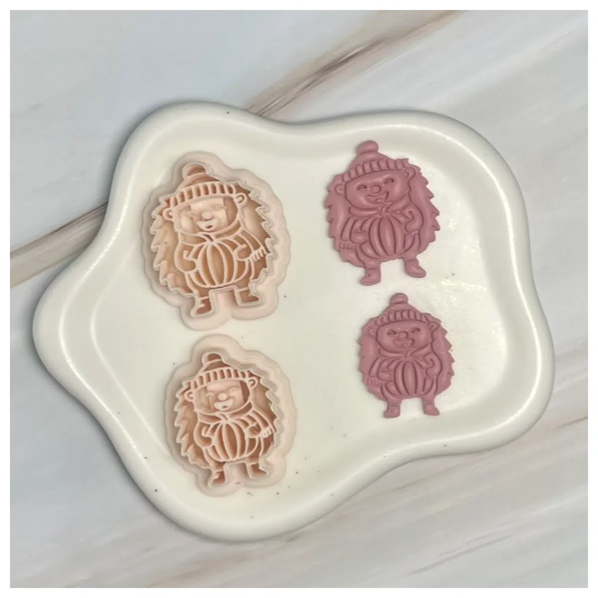 Porcupine Soft Clay Cutter Tool Cookie Making Cake Decorating Soft Clay Sculpting Shaping Tool Baking Accessories
