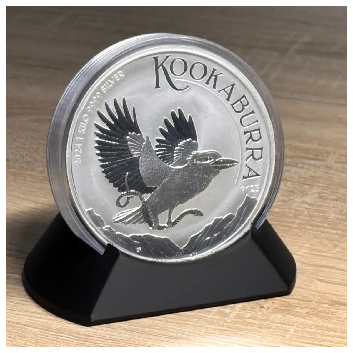 Perth Mint 1kg Coin Display Stand Coin Storage Rack Coin Display Case Coin Collection Organizer Coin Vault Storage