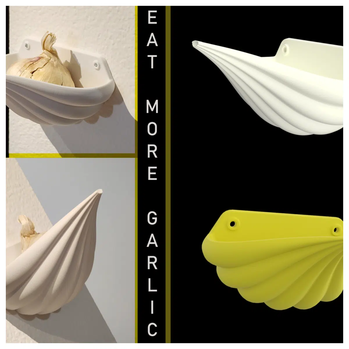 Garlic Keeper Garlic Storage Container Jar Kitchen Seal Storage Clove Holder Organizer