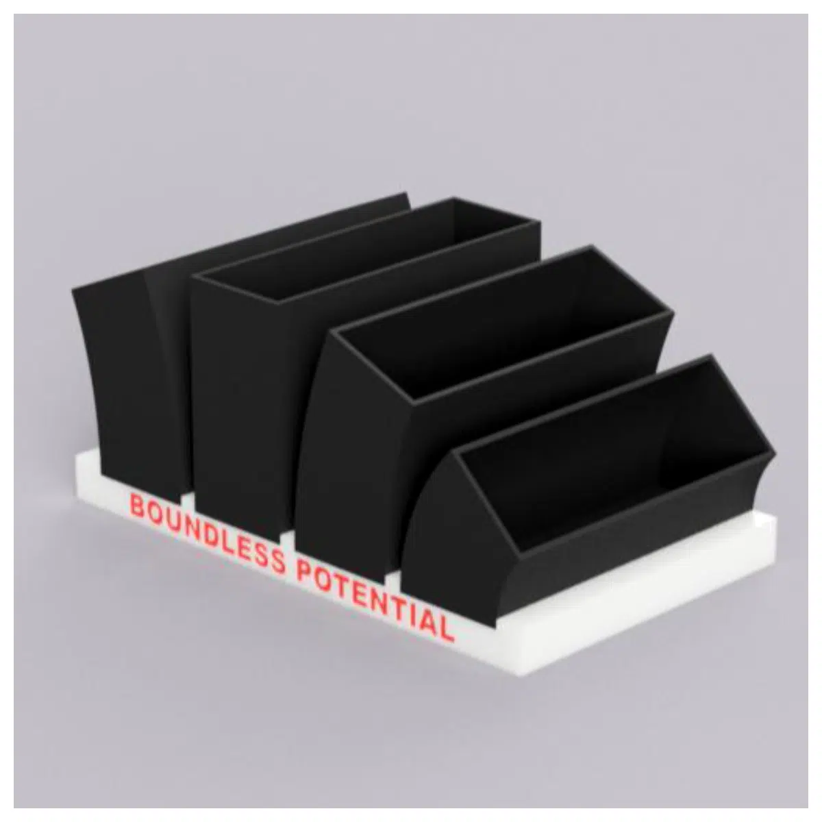 Beginner Friendly Banana Down Organizer Box Pen Holder Desk Storage Solution Creative Organizer for Office Home