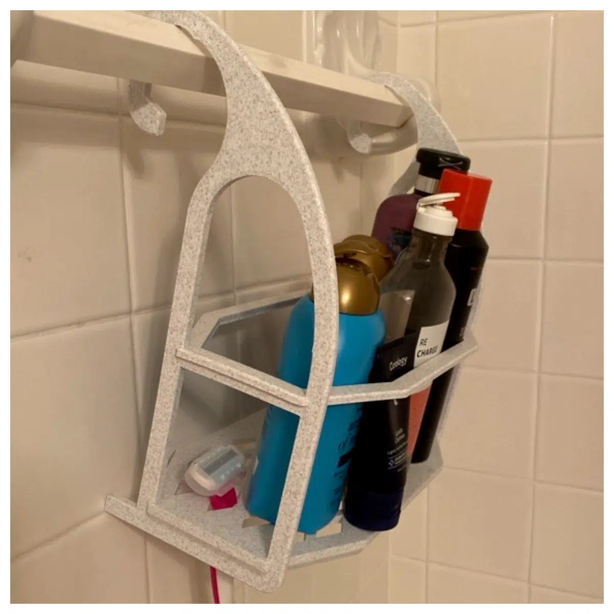 Shower Shelf Accessories Bathroom Storage Wall Mounted Shower Space Organizer Bath Supplies